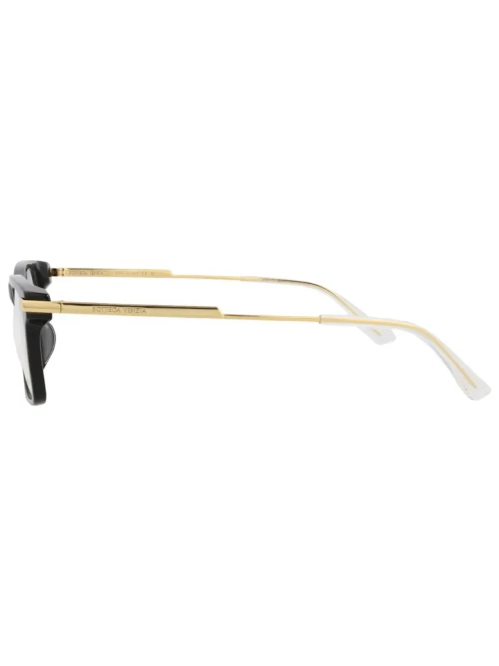 New Bottega Veneta Women's Eyeglasses Square Rectangle Acetate Frame Mens Black